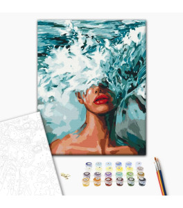 Malowanie po numerach Brushme "Oceania" 40x50 cm
