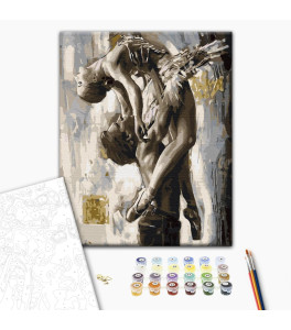 Malowanie po numerach Brushme "Sofistykowany taniec" 40x50 cm