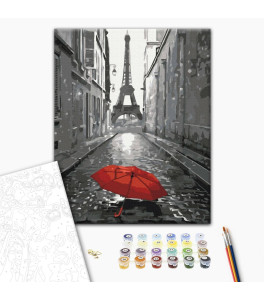 Painting by numbers Brushme "Season in Paris" 40x50 cm