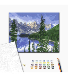 Painting by numbers Brushme "Landscape mountains" 40x50 cm