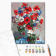 Malowanie po numerach Brushme "Maki w wazonie" 40x50 cm