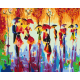 Malowanie po numerach Brushme "Kształty jesieni" 40x50 cm