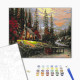 Malowanie po numerach Brushme "Dom w lesie" 40x50 cm