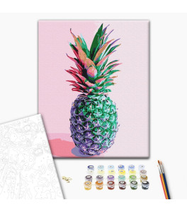 Painting by numbers Brushme "Pineapple" 40x50 cm