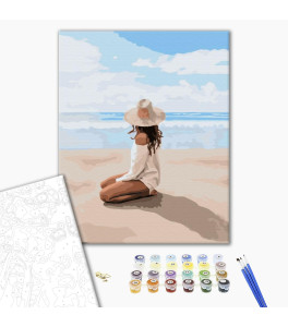 Painting by numbers Brushme "Sunbathing" 40x50 cm