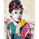 Malowanie po numerach Brushme "Audrey Hepburn" 40x50 cm