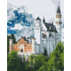 Malowanie po numerach Brushme "Zamek Neuschwanstein" 40x50 cm