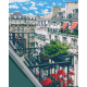 Malowanie po numerach Brushme "Francuski balkon" 40x50 cm