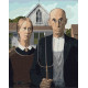 Malowanie po numerach Brushme "Amerykańska gotycka", Grant Wood 40x50 cm