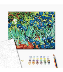 Malowanie po numerach Brushme "Irysy. Van Gogh" 40x50 cm
