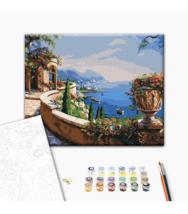 Painting by numbers Brushme "Bay view" 40x50 cm