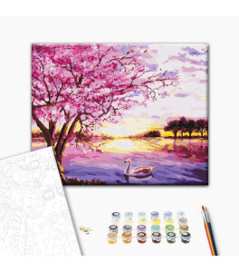 Painting by numbers Brushme "Sakura" 40x50 cm
