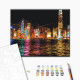 Malowanie po numerach Brushme "Noc w Hongkongu" 40x50 cm