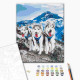 Malowanie po numerach Brushme "Przyjaciele husky" 40x50 cm
