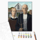 Malowanie po numerach Brushme "Amerykańska gotycka", Grant Wood 40x50 cm