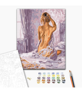 Malowanie po numerach Brushme "Poranna pobudka" 40x50 cm