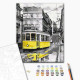 Malowanie po numerach Brushme "Żółty tramwaj" 40x50 cm
