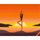 Malowanie po numerach Brushme "Joga asana" 40x50 cm