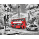 Malowanie po numerach Brushme "Autobus w Londynie" 40x50 cm