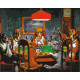 Malowanie po numerach Brushme "Poker" 40x50 cm