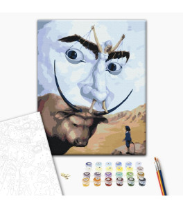 Painting by numbers Brushme Abstraction Dali 40x50 cm