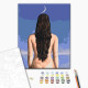 Malowanie po numerach Brushme "Suknia wieczorowa. Rene Magritte" 40x50 cm