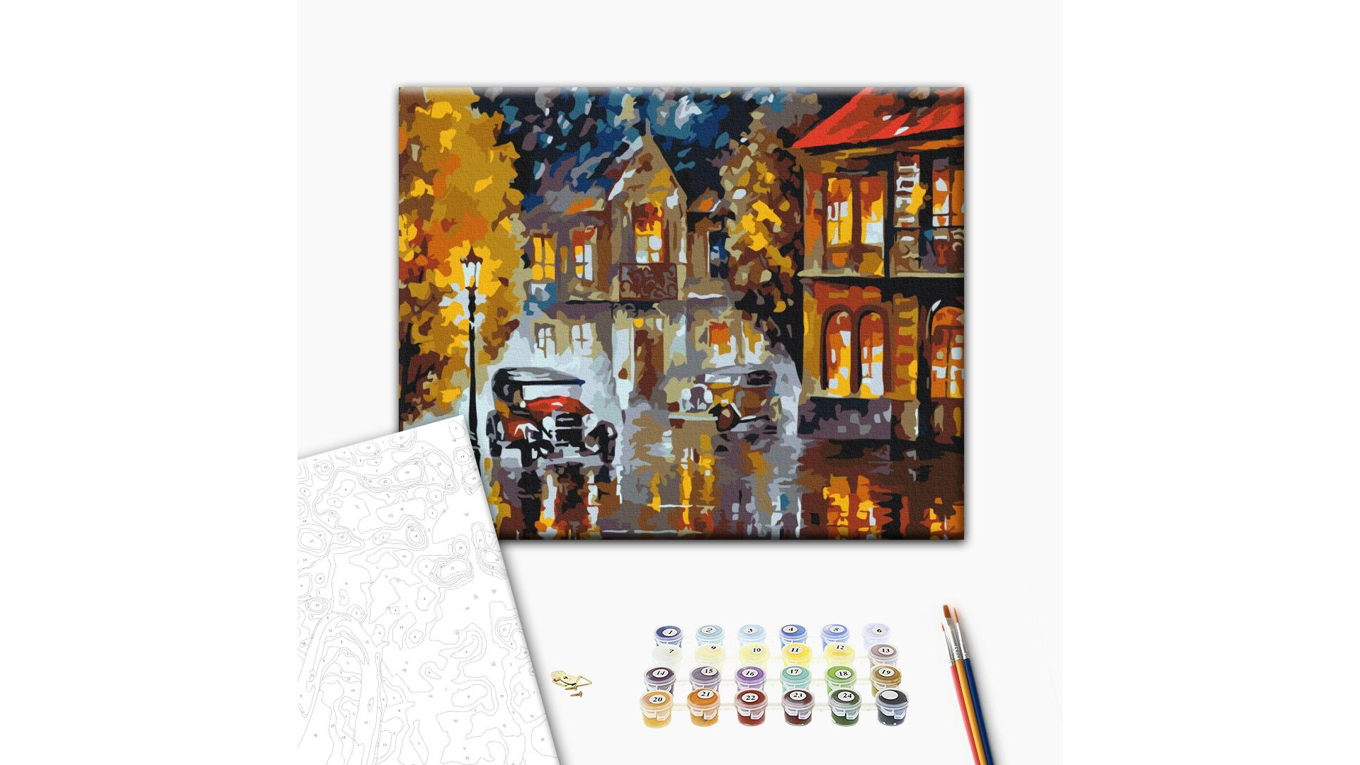 Malowanie po numerach Brushme "Romantyczna podróż" 40x50 cm