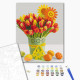 Malowanie po numerach Brushme "Tulipany wielkanocne" 40x50 cm