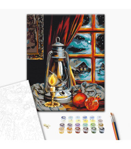 Malowanie po numerach Brushme "Wygodny" 40x50 cm