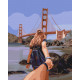 Malowanie po numerach Brushme "Podążaj za mną San Francisco" 40x50 cm