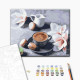 Malowanie po numerach Brushme "Kawa i magnolie" 40x50 cm