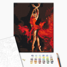 Painting by numbers Brushme In dance 40x50 cm