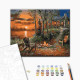 Malowanie po numerach Brushme "Domek nad jeziorem" 40x50 cm