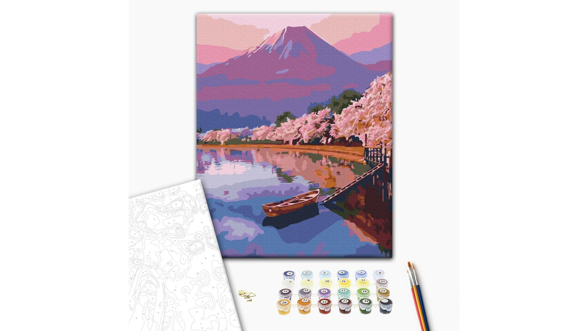 Malowanie po numerach Brushme "Wybrzeże poranne" 40x50 cm