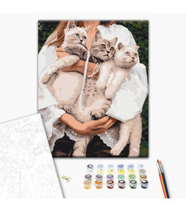 Malowanie po numerach Brushme "Ulubione narkotyki" 40x50 cm