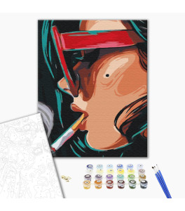 Painting by numbers Brushme  "Smoky look" 40x50 cm