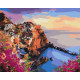 Malowanie po numerach Brushme "Jasne kolory Sycylii" 40x50 cm