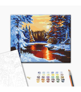 Painting by numbers Brushme "Fabulous winter" 40x50 cm