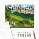 Malowanie po numerach Brushme "Dom w Alpach" 40x50 cm