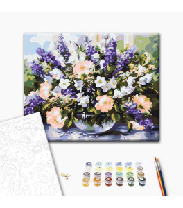 Painting by numbers Brushme "Spring bouquet" 40x50 cm