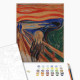 Malowanie po numerach Brushme "Krzyk. Edvard Munch" 40x50 cm