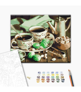 Painting by numbers Brushme "Mint tea" 40x50 cm