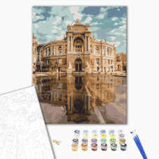 Malowanie po numerach Brushme Teatr operowy 40x50 cm
