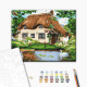 Malowanie po numerach Brushme "Domek wiejski" 40x50 cm