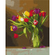 Malowanie po numerach Brushme "Kolorowe tulipany" 40x50 cm