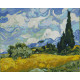 Malowanie po numerach Brushme "Zielone pole pszenicy z cyprysem. Vincent van Gogh" 40x50 cm