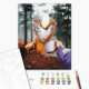 Malowanie po numerach Brushme "Romantyczne poranne w lesie" 40x50 cm
