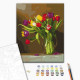 Malowanie po numerach Brushme "Kolorowe tulipany" 40x50 cm
