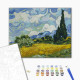 Malowanie po numerach Brushme "Zielone pole pszenicy z cyprysem. Vincent van Gogh" 40x50 cm