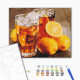 Malowanie po numerach Brushme "Świeża lemoniada" 40x50 cm
